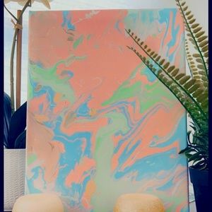 Acrylic pour painting